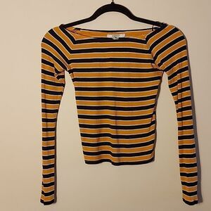 Forever21 striped crop top sz. S